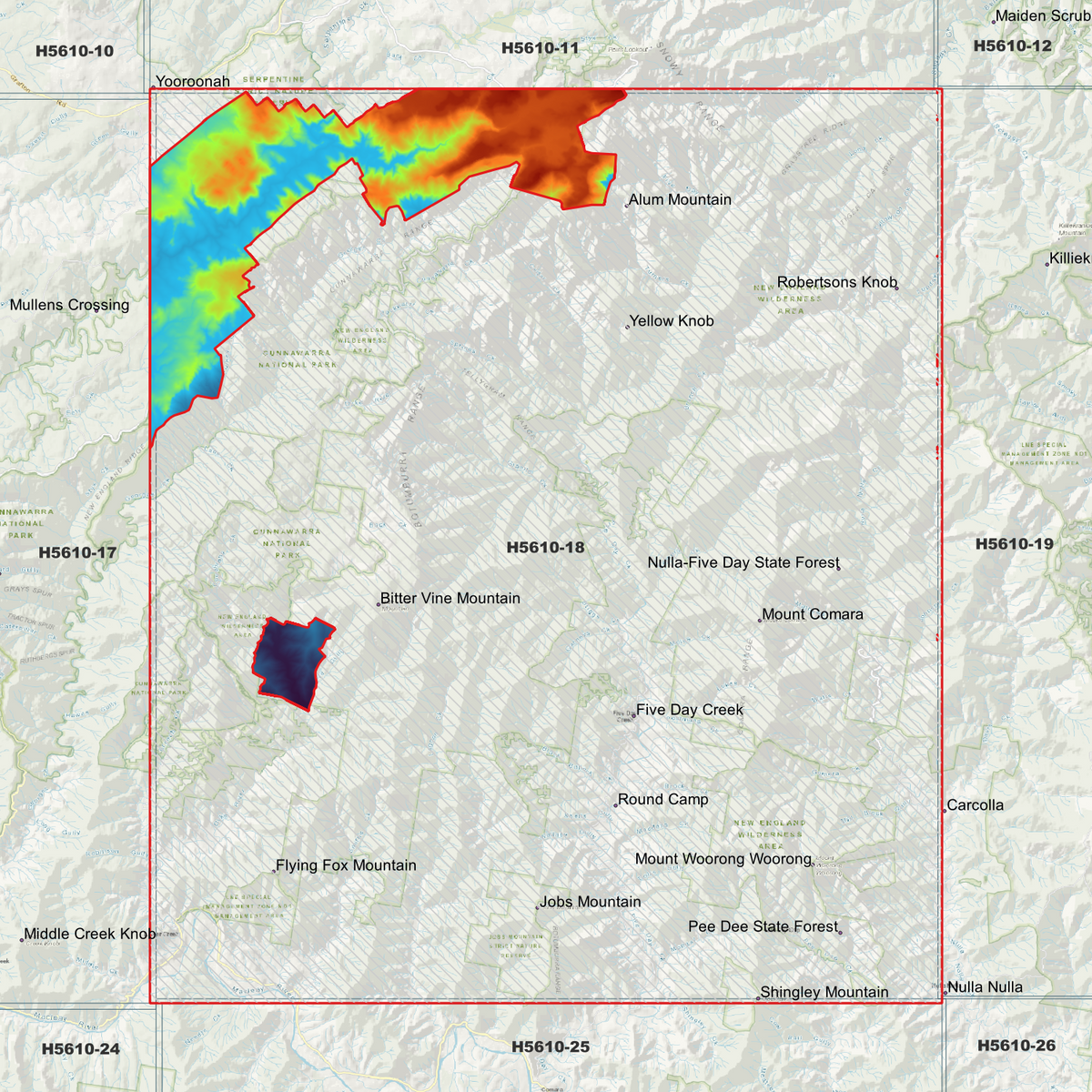 Jobs 1m & 2m Digital Elevation Models (H5610-18)