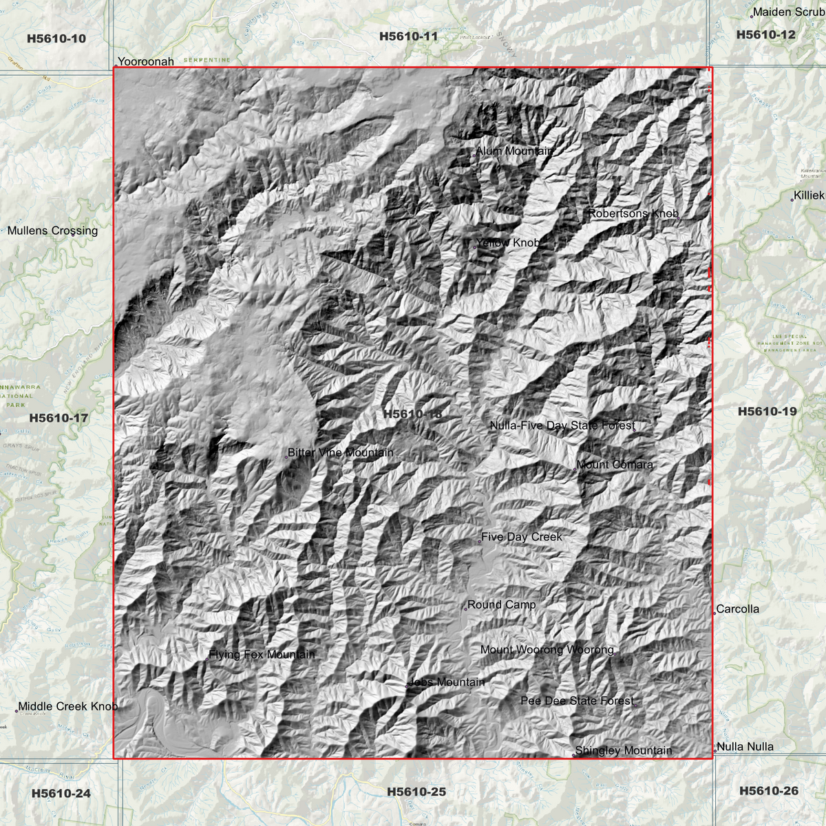 Jobs 1m & 2m Digital Elevation Models (H5610-18)