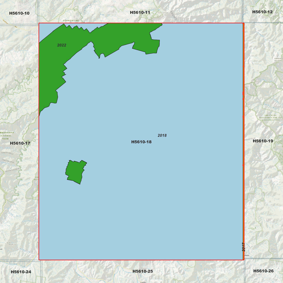 Jobs 1m & 2m Digital Elevation Models (H5610-18)
