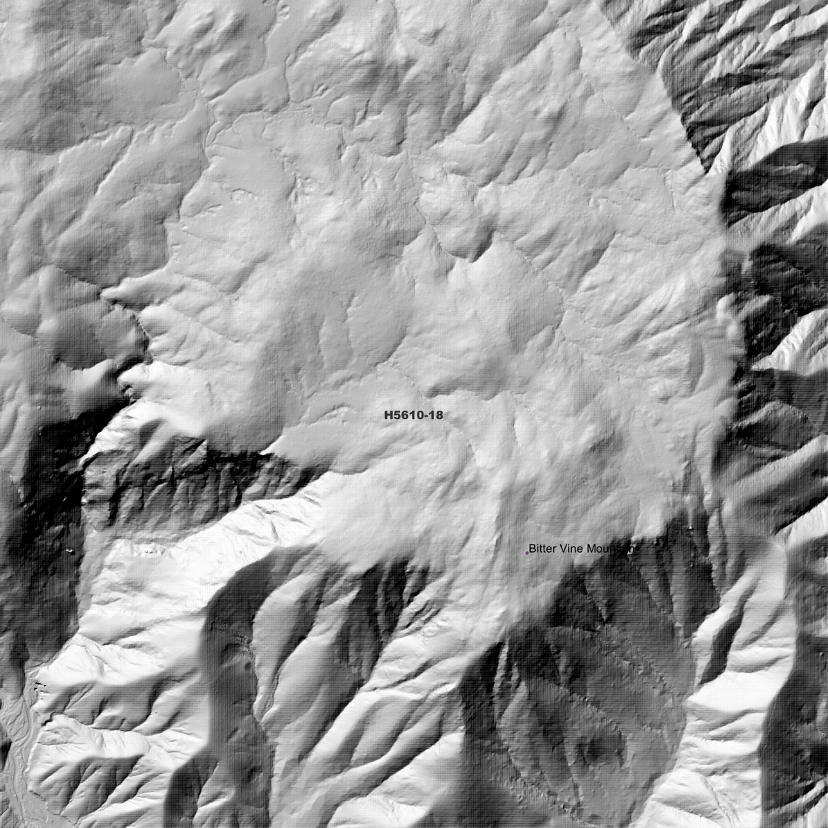 Jobs 1m & 2m Digital Elevation Models (H5610-18)