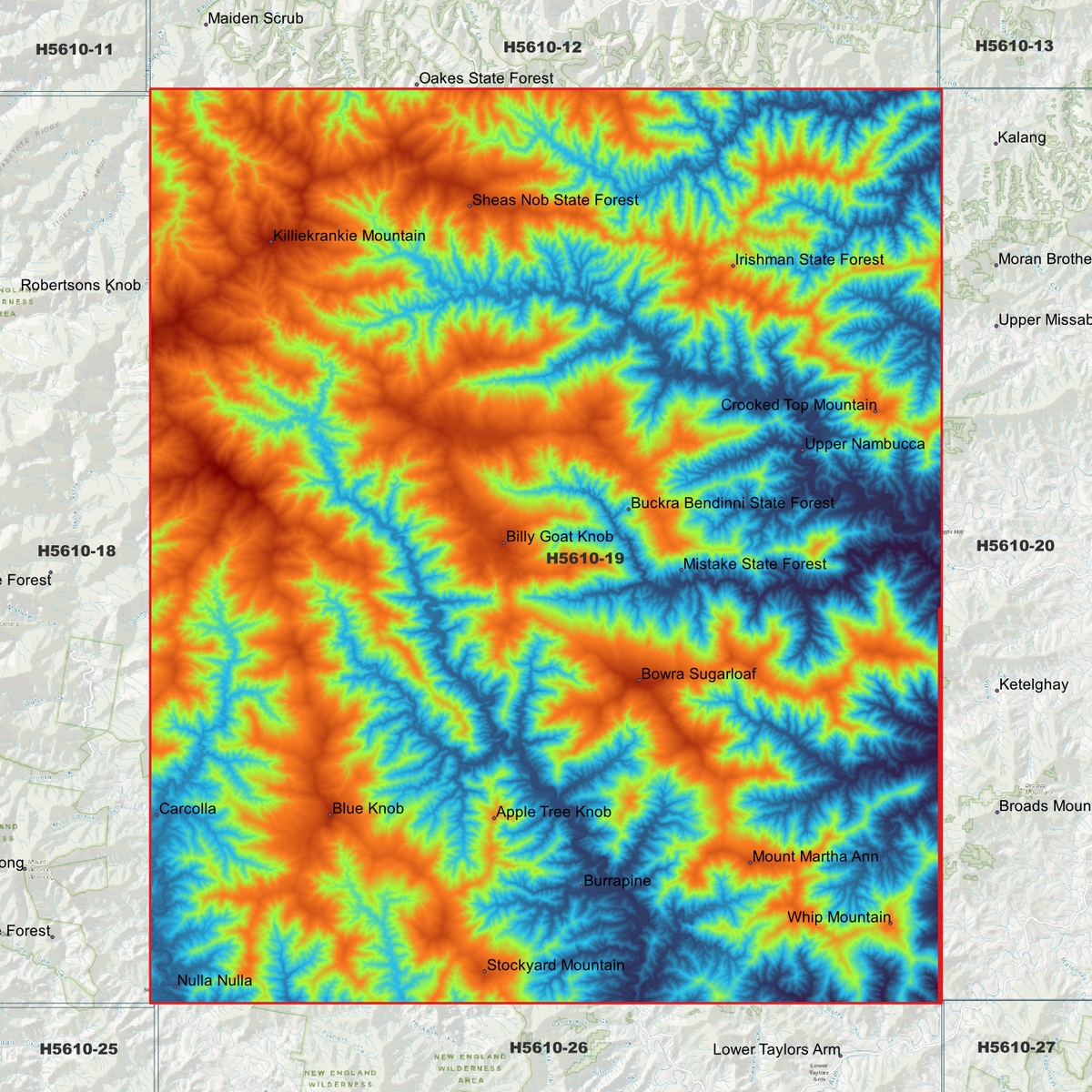 Bowra 2m Digital Elevation Models (H5610-19)