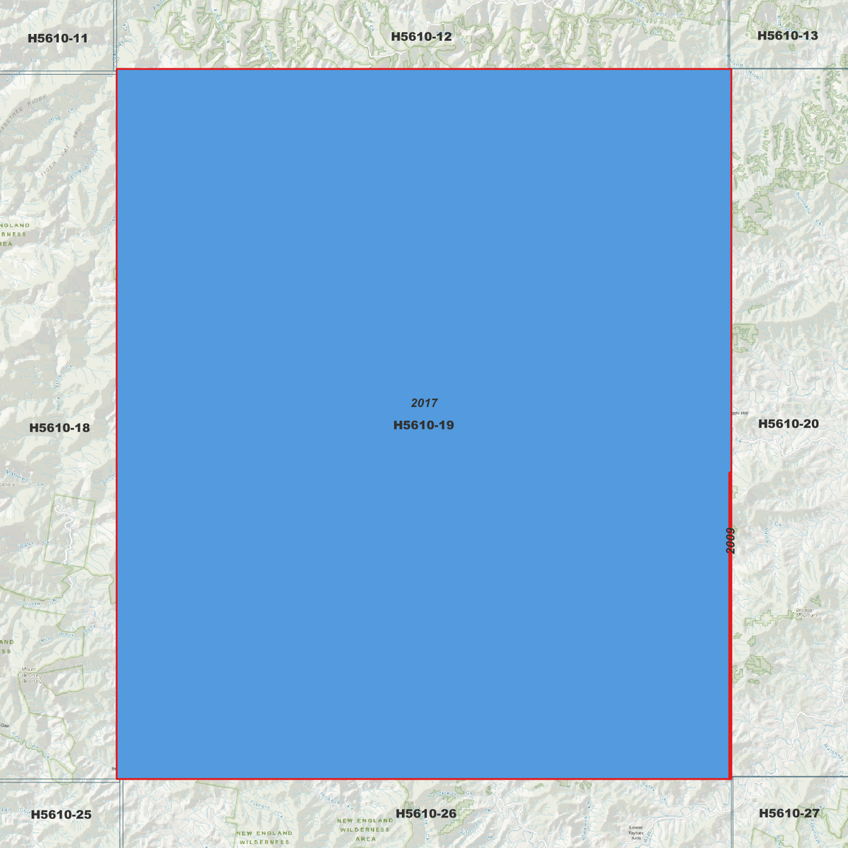 Bowra 2m Digital Elevation Models (H5610-19)
