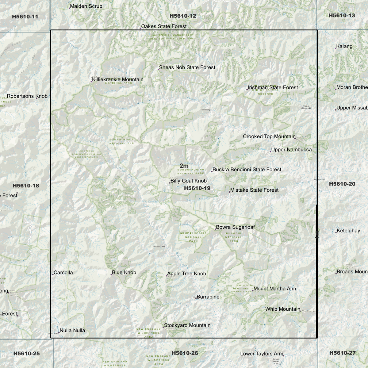 Bowra 2m Digital Elevation Models (H5610-19)