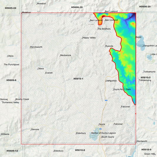 Guyra 1m Digital Elevation Model (H5610-1)