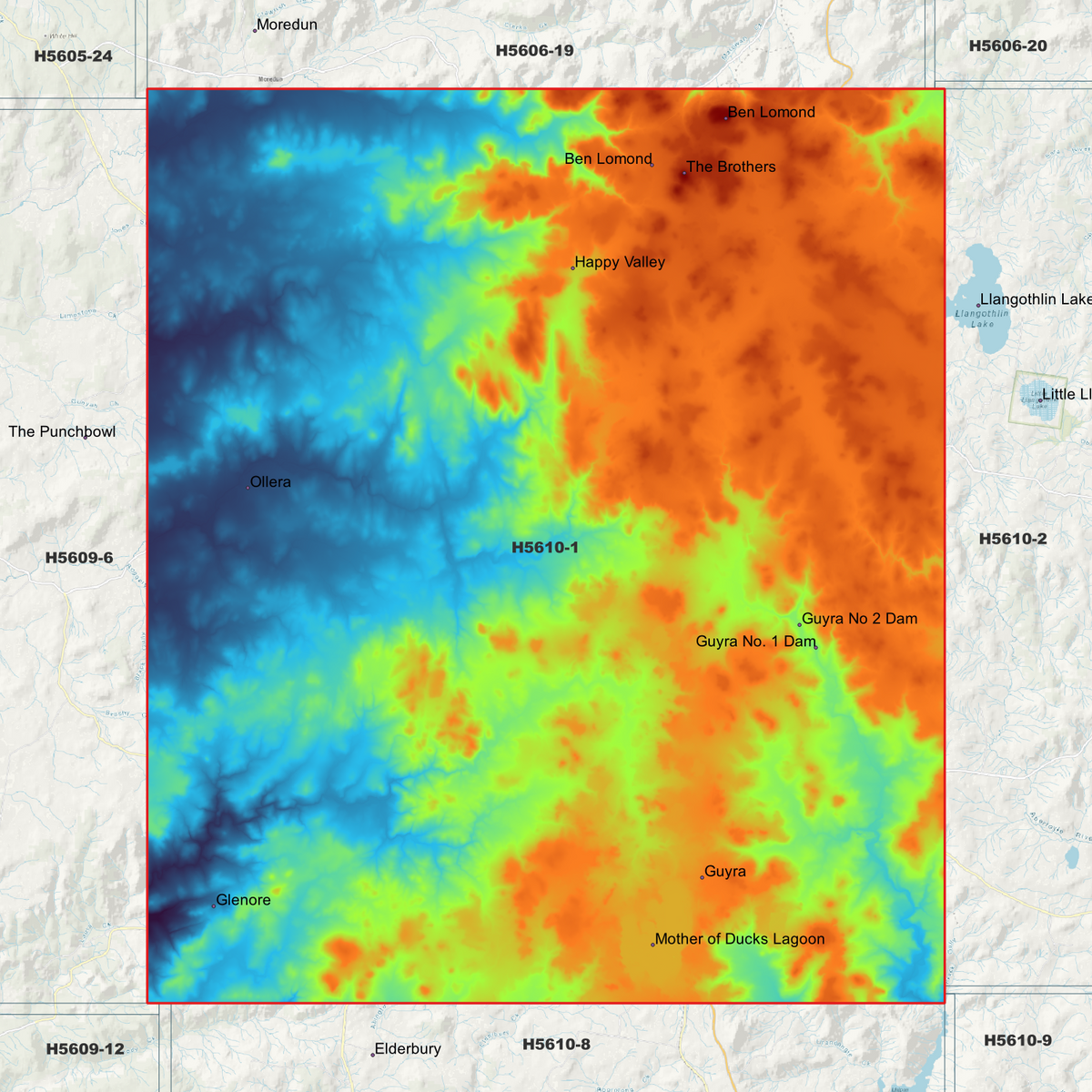Guyra 1m & 5m Digital Elevation Models (H5610-1)