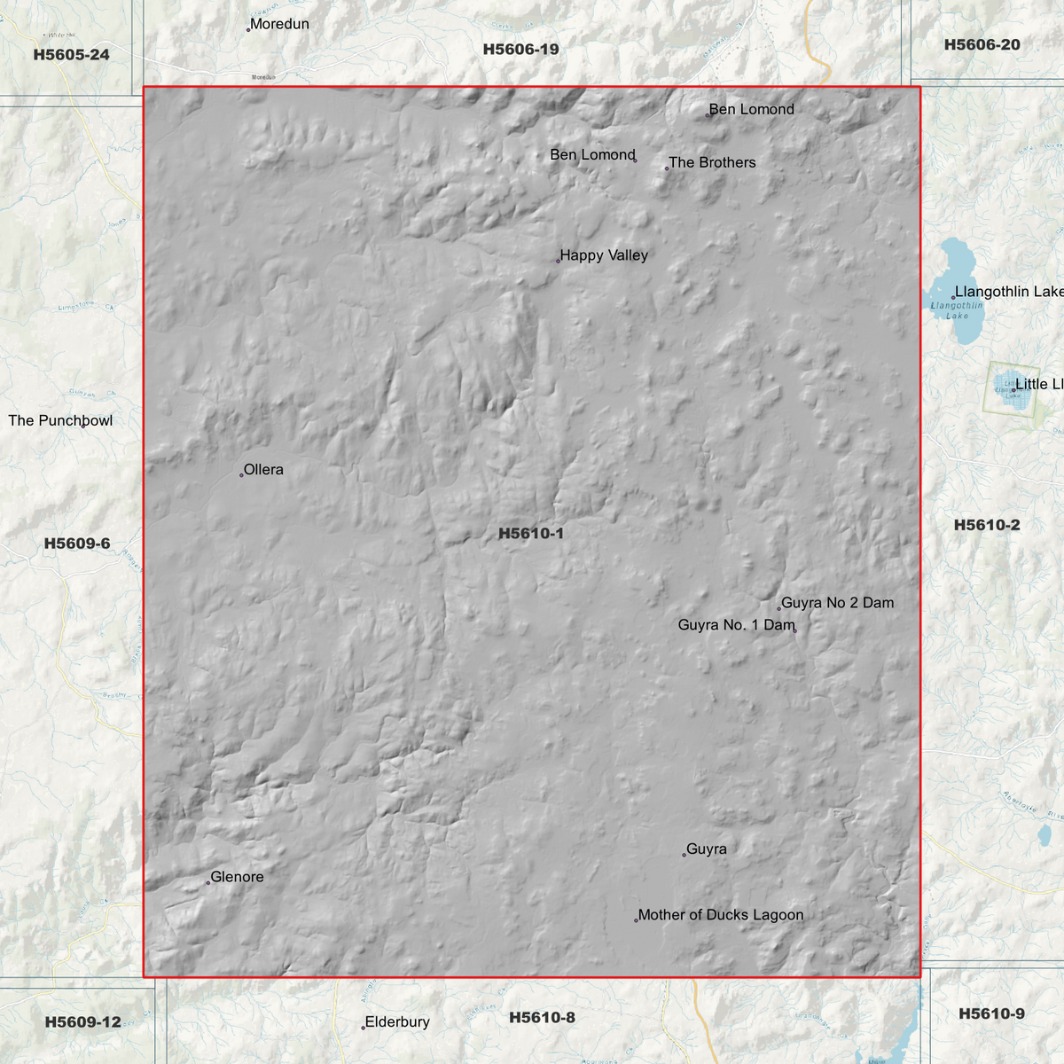Guyra 1m & 5m Digital Elevation Models (H5610-1)