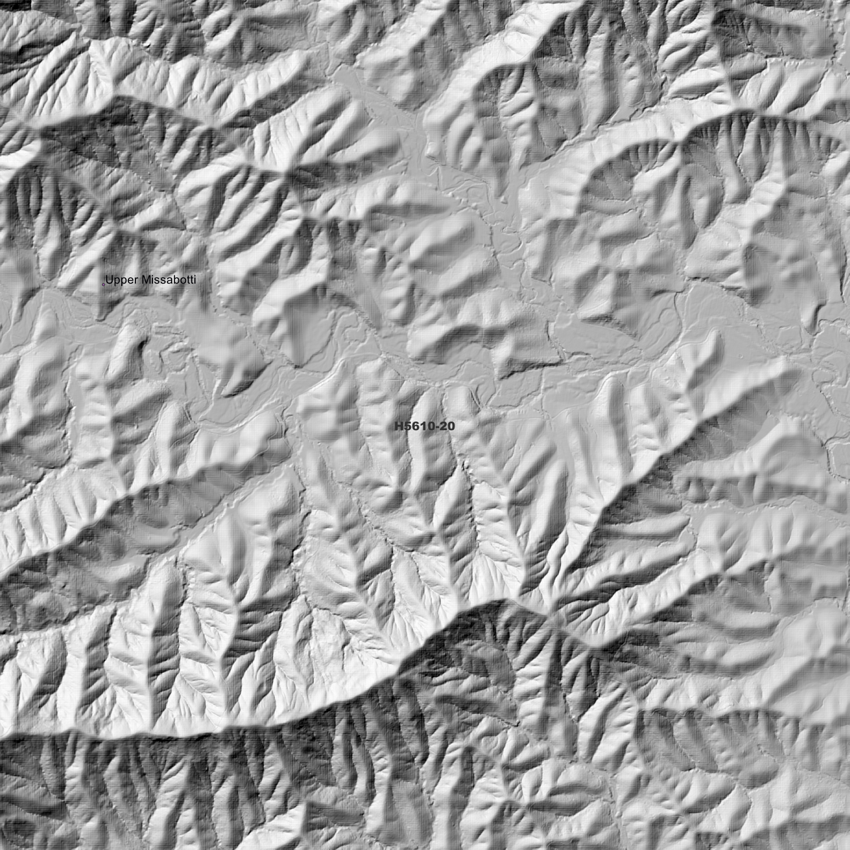 Nambucca 50cm, 1m & 2m Digital Elevation Models (H5610-20)