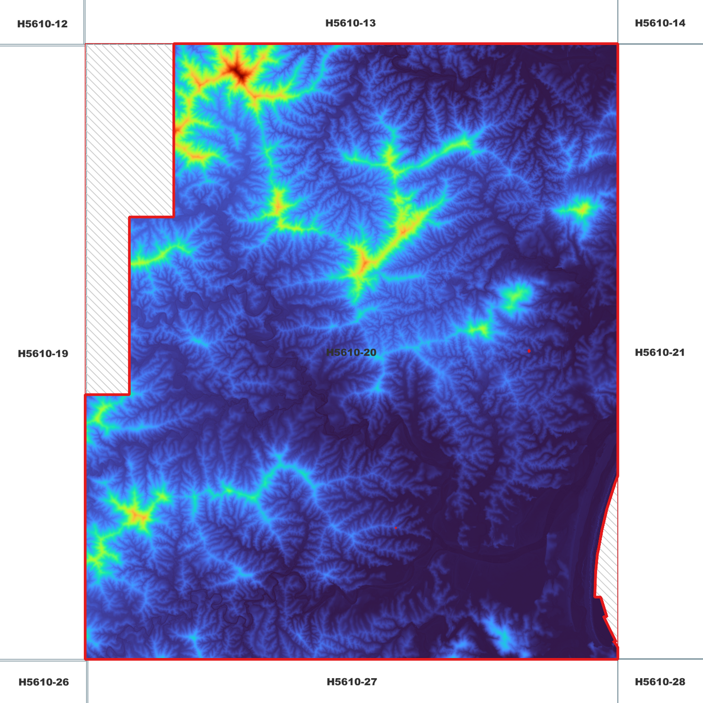 Nambucca 1m Digital Elevation Model (H5610-20)