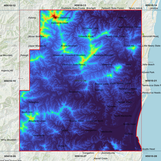Nambucca 1m Digital Elevation Model (H5610-20)
