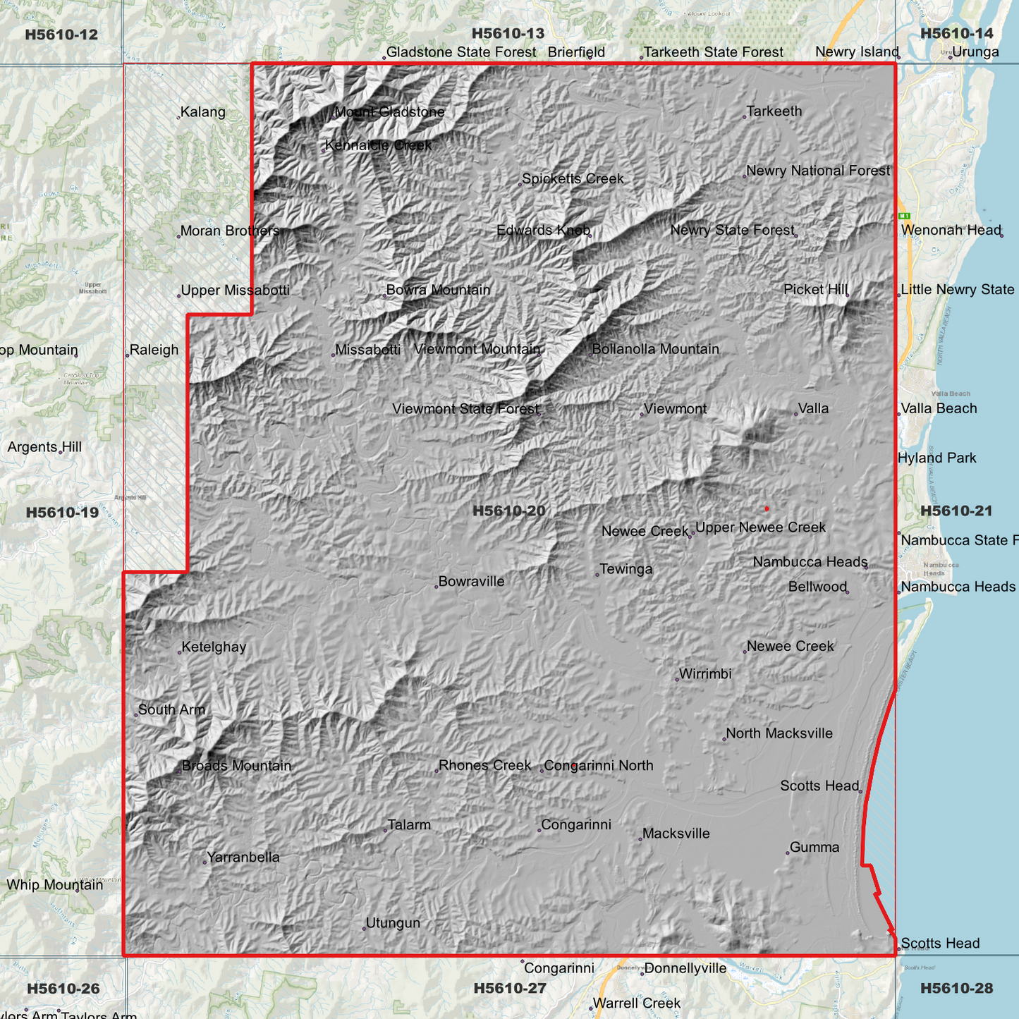 Nambucca 1m Digital Elevation Model (H5610-20)