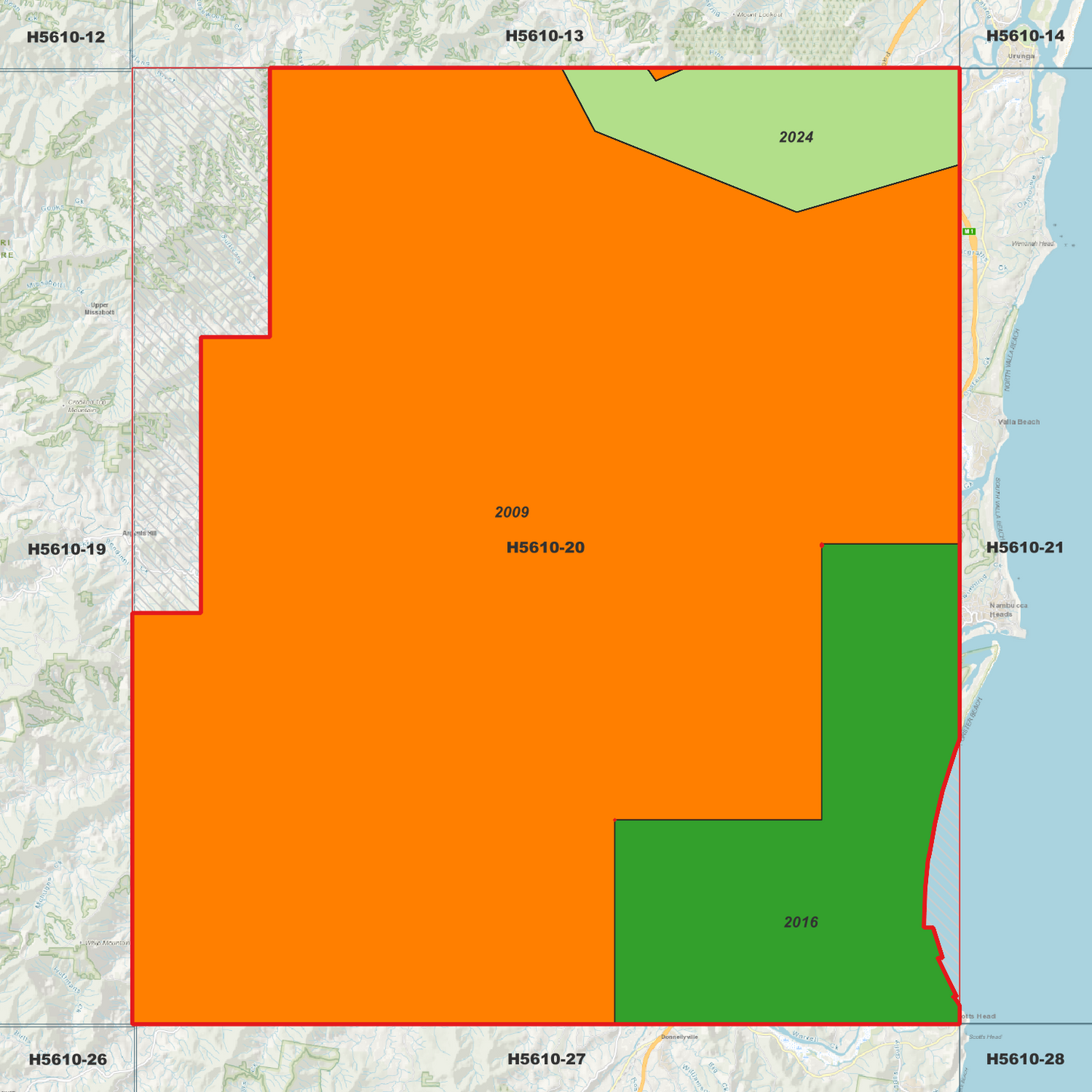 Nambucca 1m Digital Elevation Model (H5610-20)