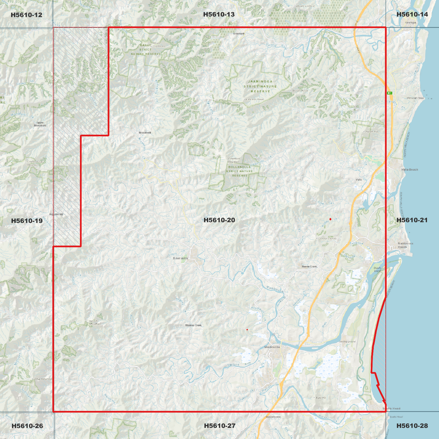 Nambucca 1m Digital Elevation Model (H5610-20)