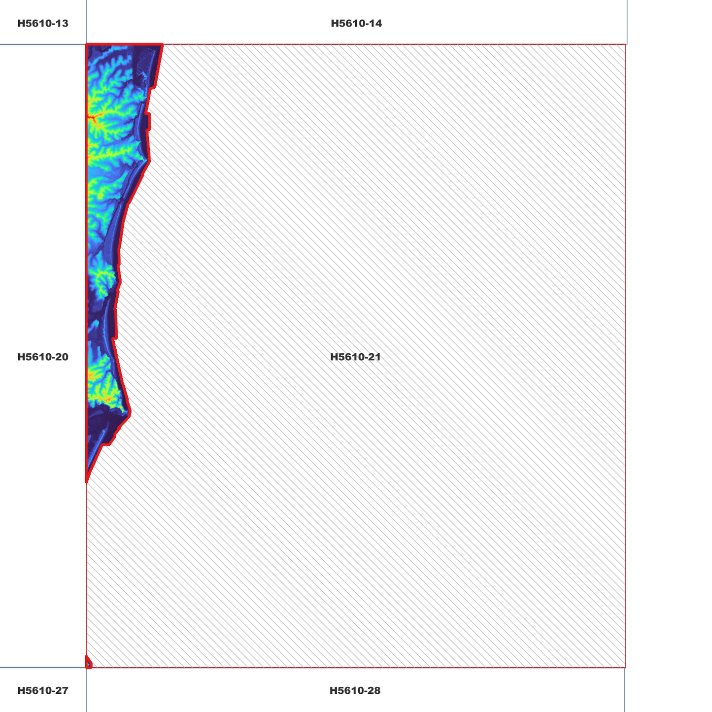 Valla Beach 1m Digital Elevation Model (H5610-21)