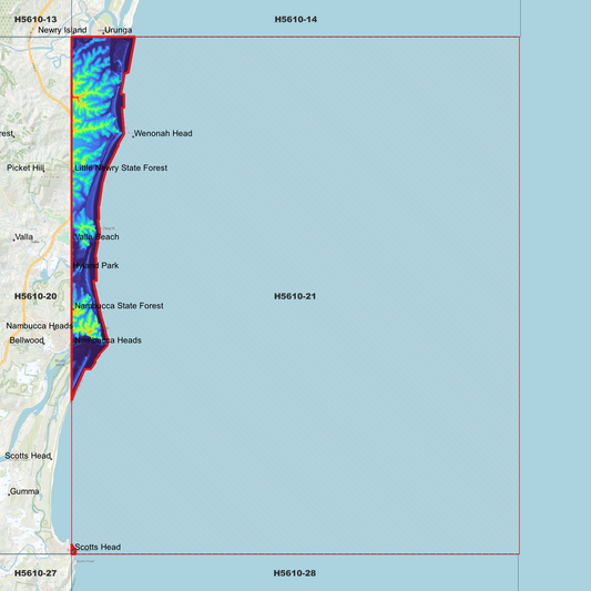 Valla Beach 1m Digital Elevation Model (H5610-21)