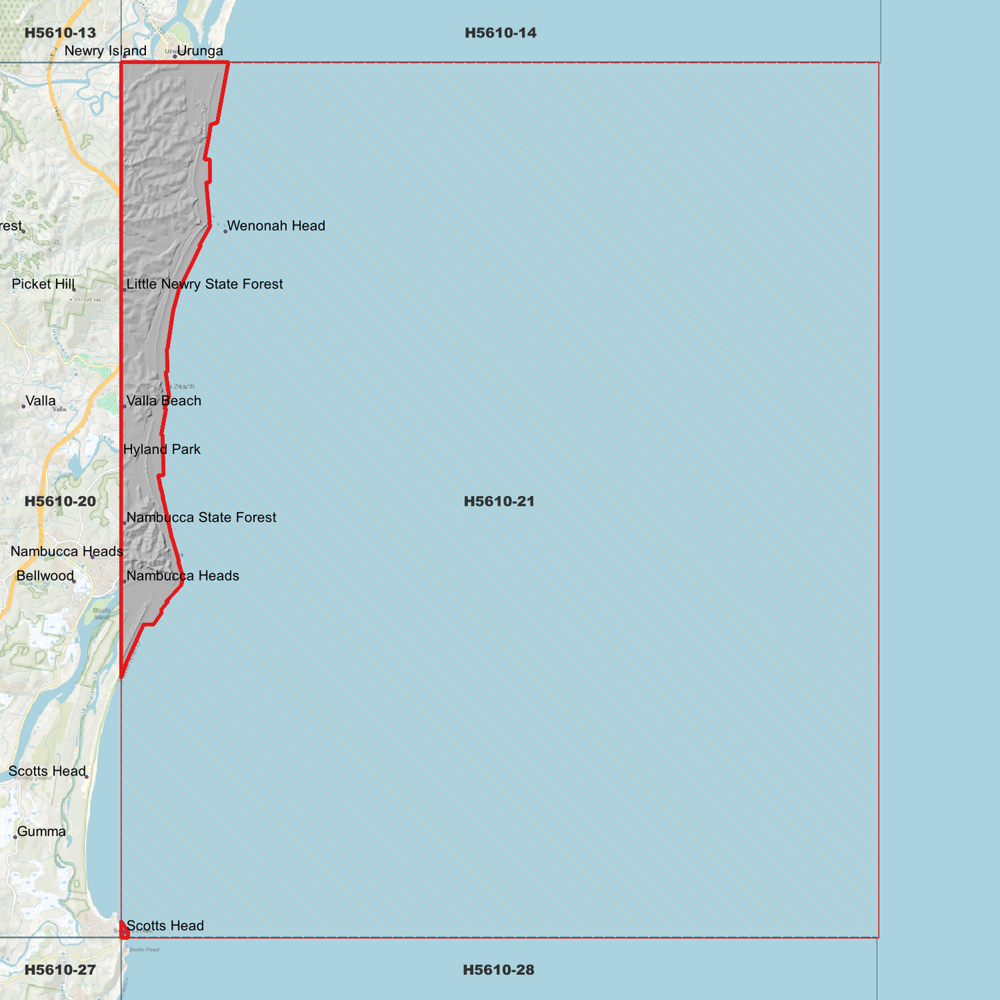 Valla Beach 1m Digital Elevation Model (H5610-21)