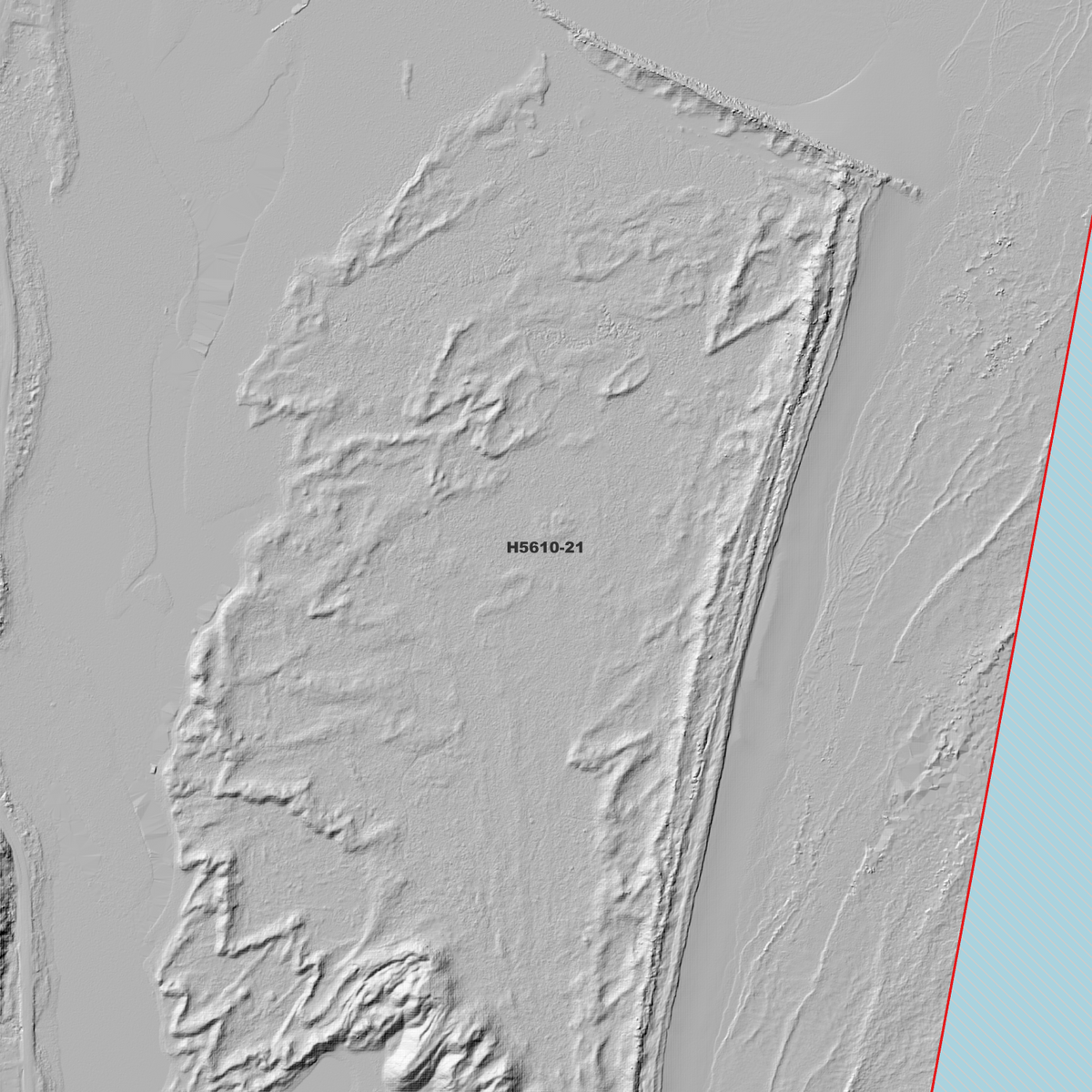 Valla Beach 50cm & 1m Digital Elevation Models (H5610-21)