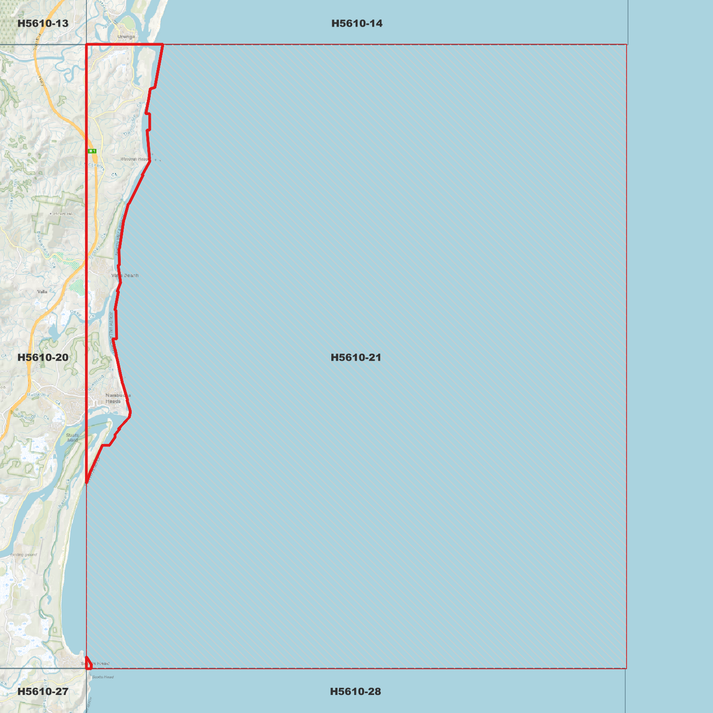 Valla Beach 1m Digital Elevation Model (H5610-21)