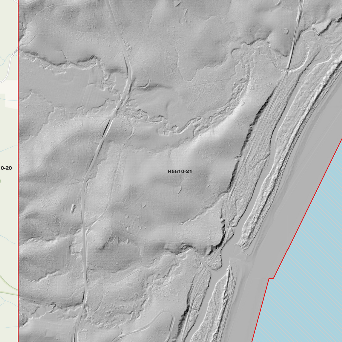 Valla Beach 50cm & 1m Digital Elevation Models (H5610-21)