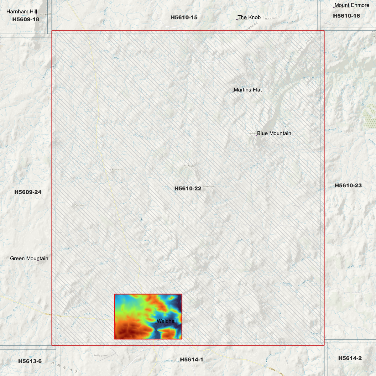 Walcha 1m & 2m Digital Elevation Models (H5610-22)