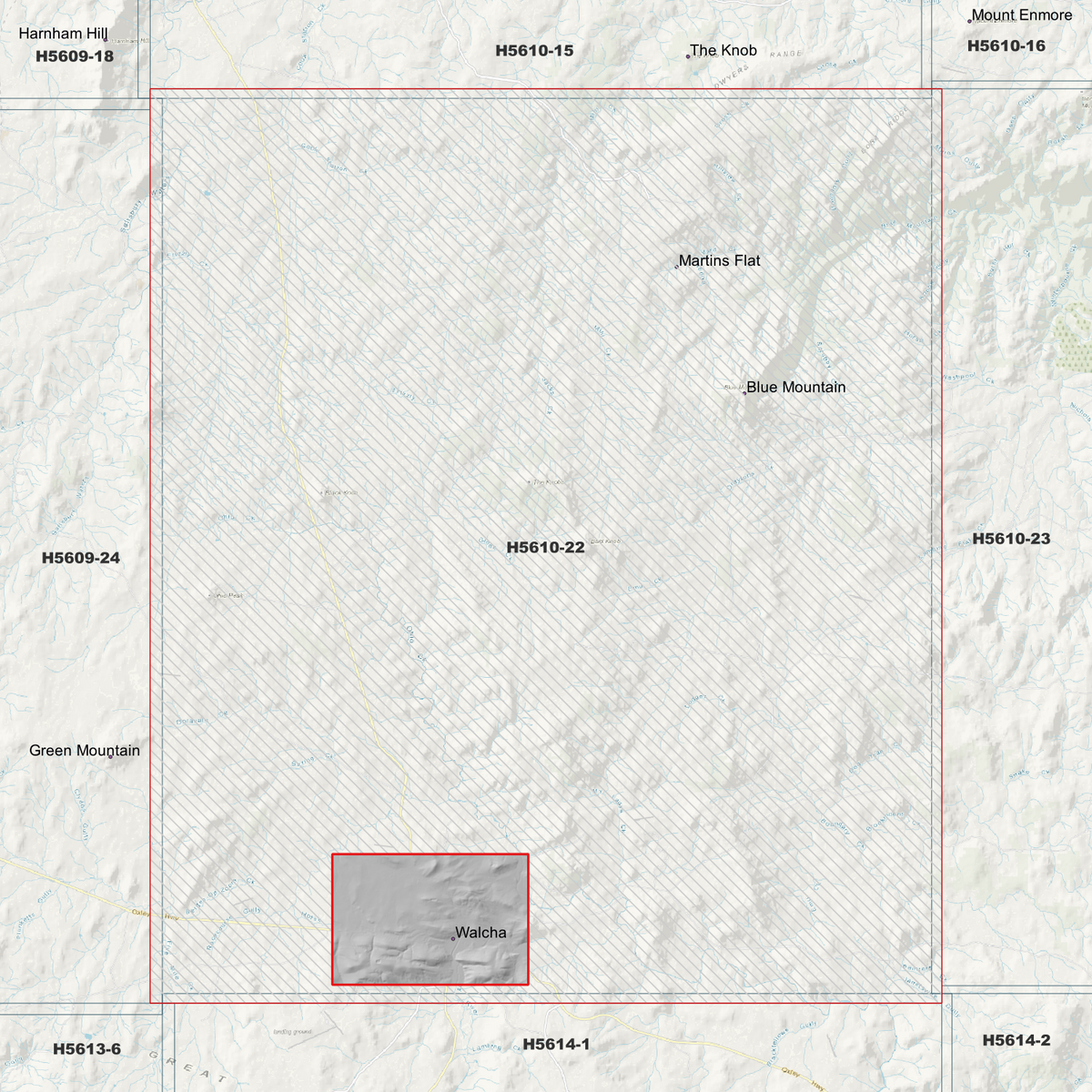 Walcha 1m & 2m Digital Elevation Models (H5610-22)