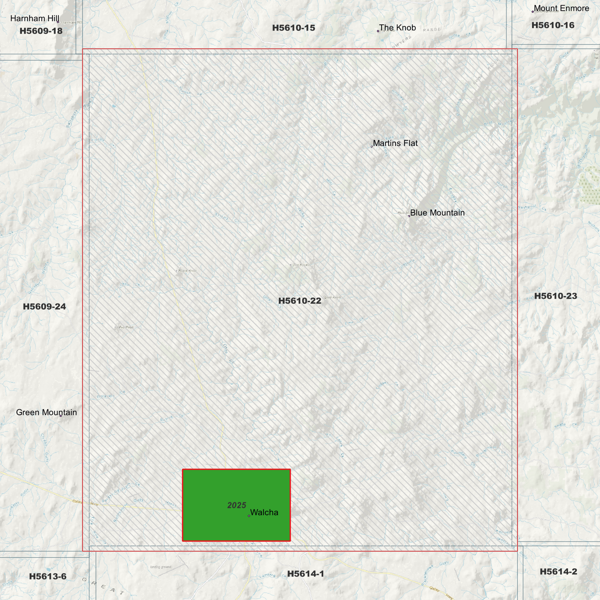 Walcha 1m & 2m Digital Elevation Models (H5610-22)