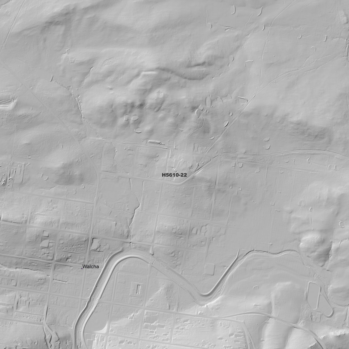 Walcha 1m & 2m Digital Elevation Models (H5610-22)