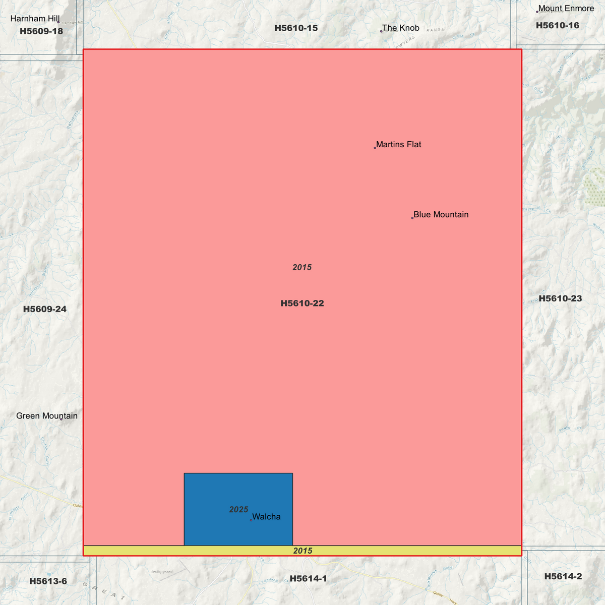 Walcha 1m & 2m Digital Elevation Models (H5610-22)