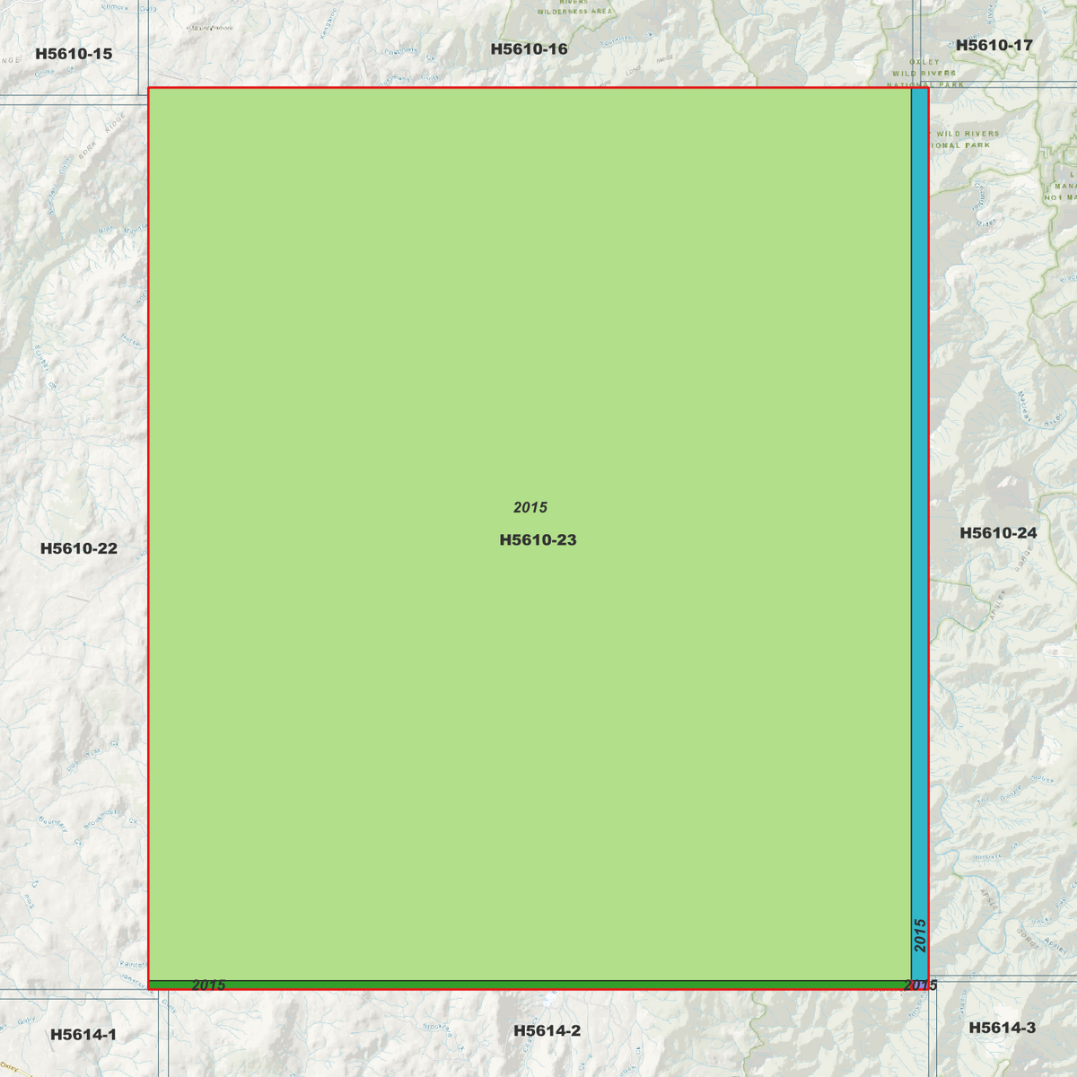 Cheadle 2m Digital Elevation Models (H5610-23)