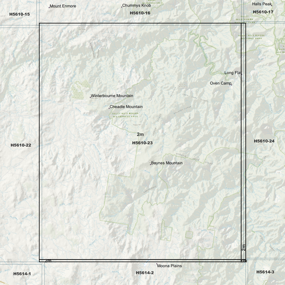 Cheadle 2m Digital Elevation Models (H5610-23)