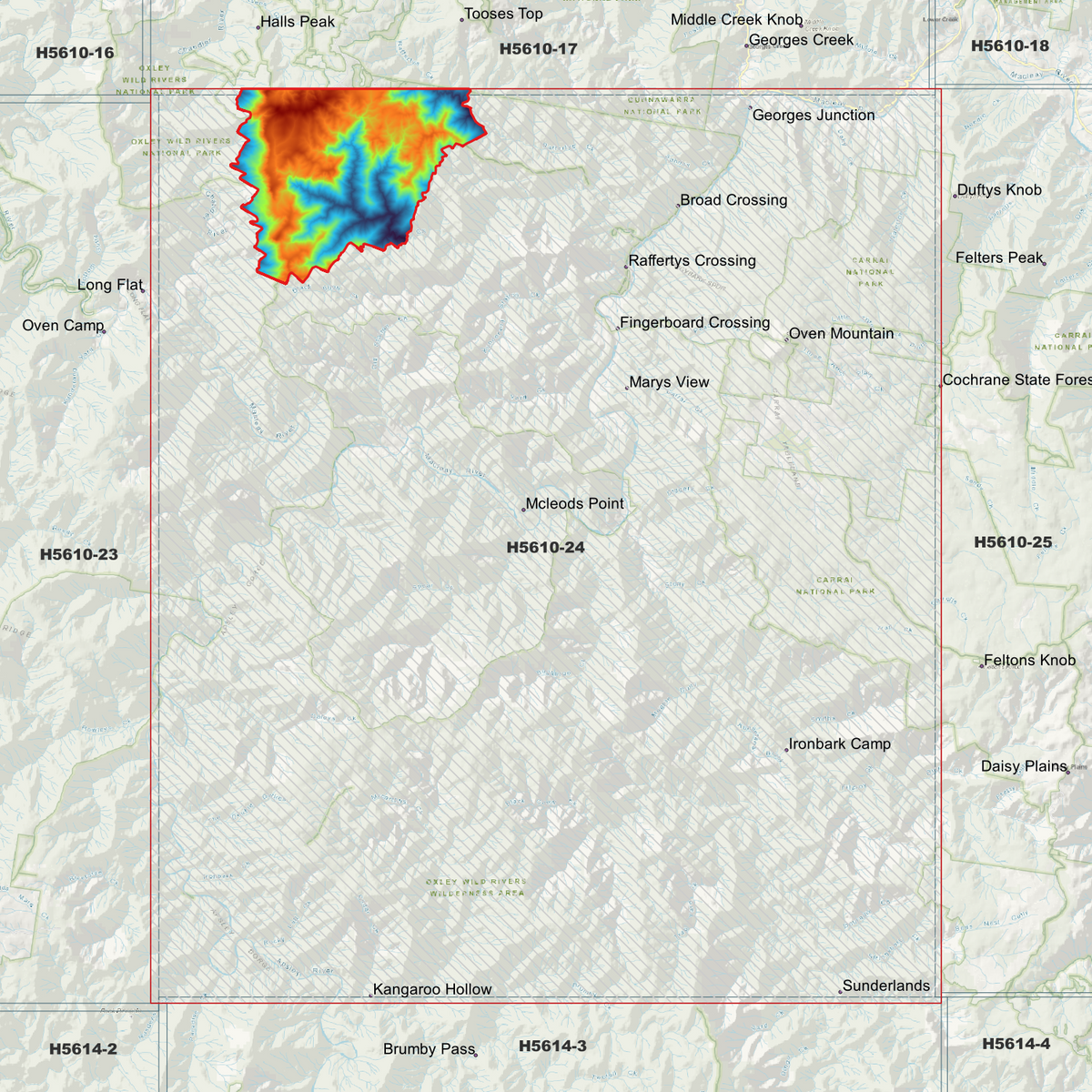 Mcleods 1m & 2m Digital Elevation Models (H5610-24)