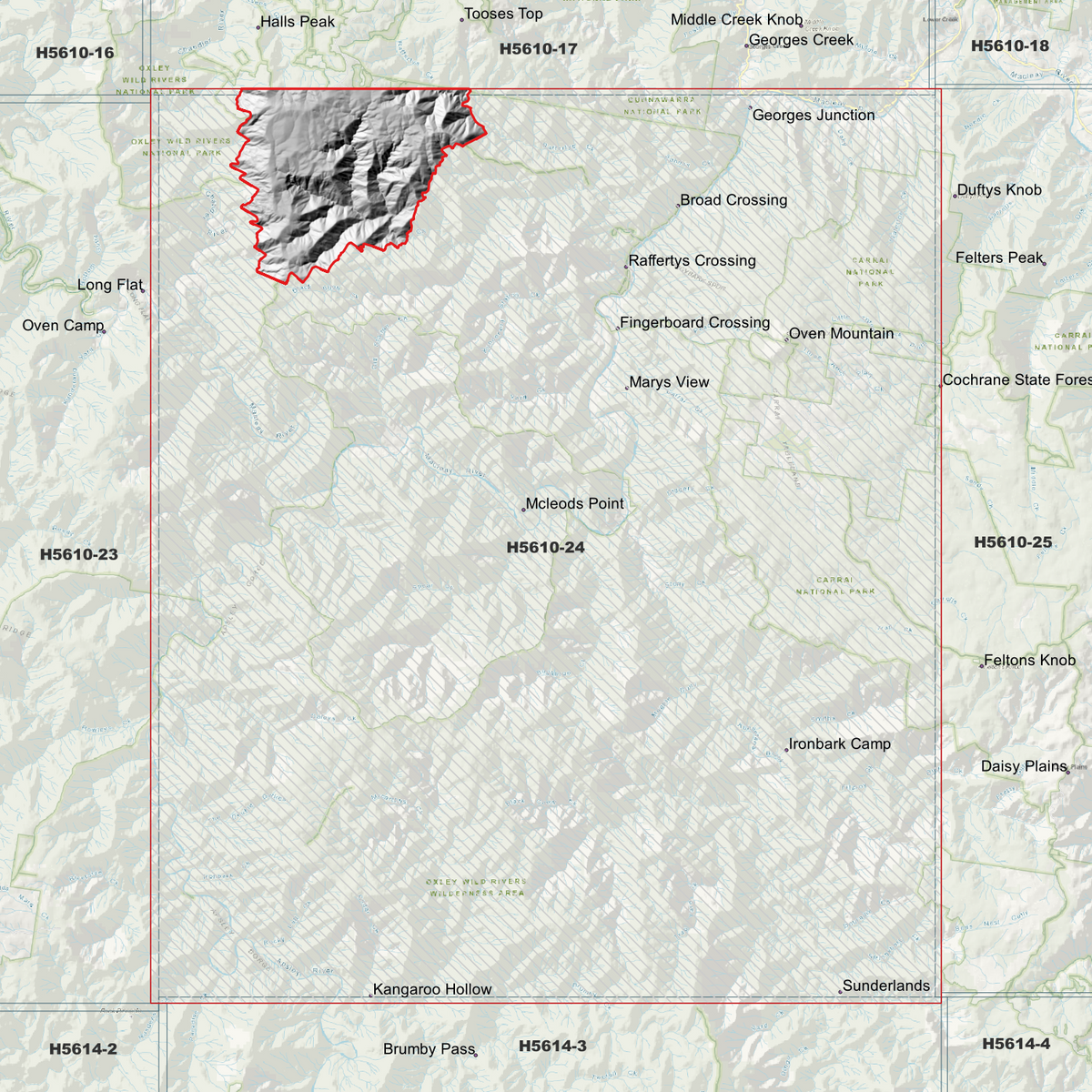 Mcleods 1m & 2m Digital Elevation Models (H5610-24)