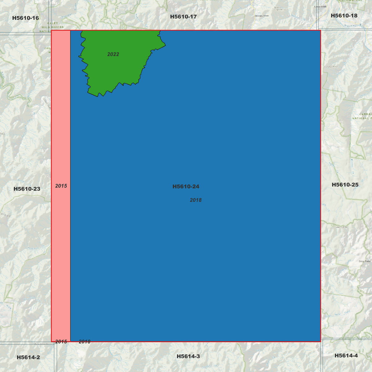 Mcleods 1m & 2m Digital Elevation Models (H5610-24)