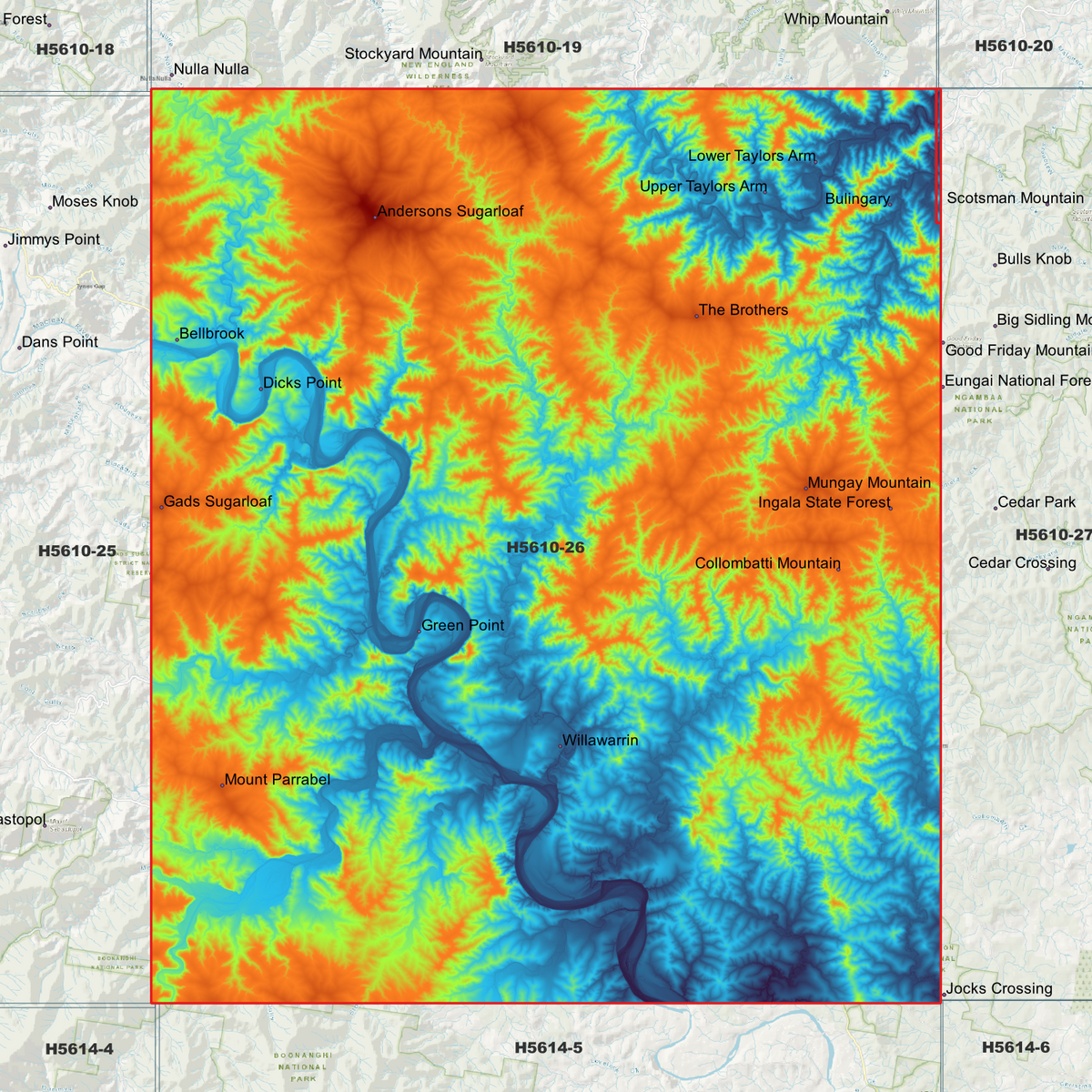 Willawarrin 2m Digital Elevation Models (H5610-26)