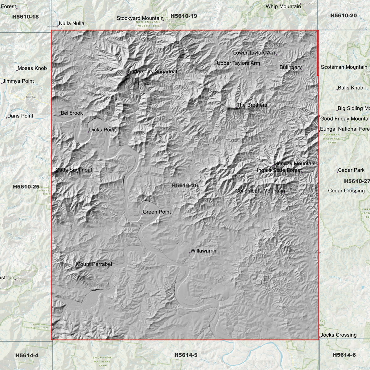 Willawarrin 2m Digital Elevation Models (H5610-26)