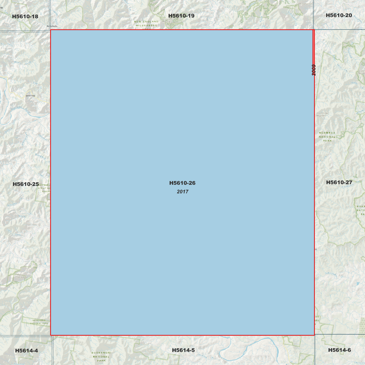 Willawarrin 2m Digital Elevation Models (H5610-26)