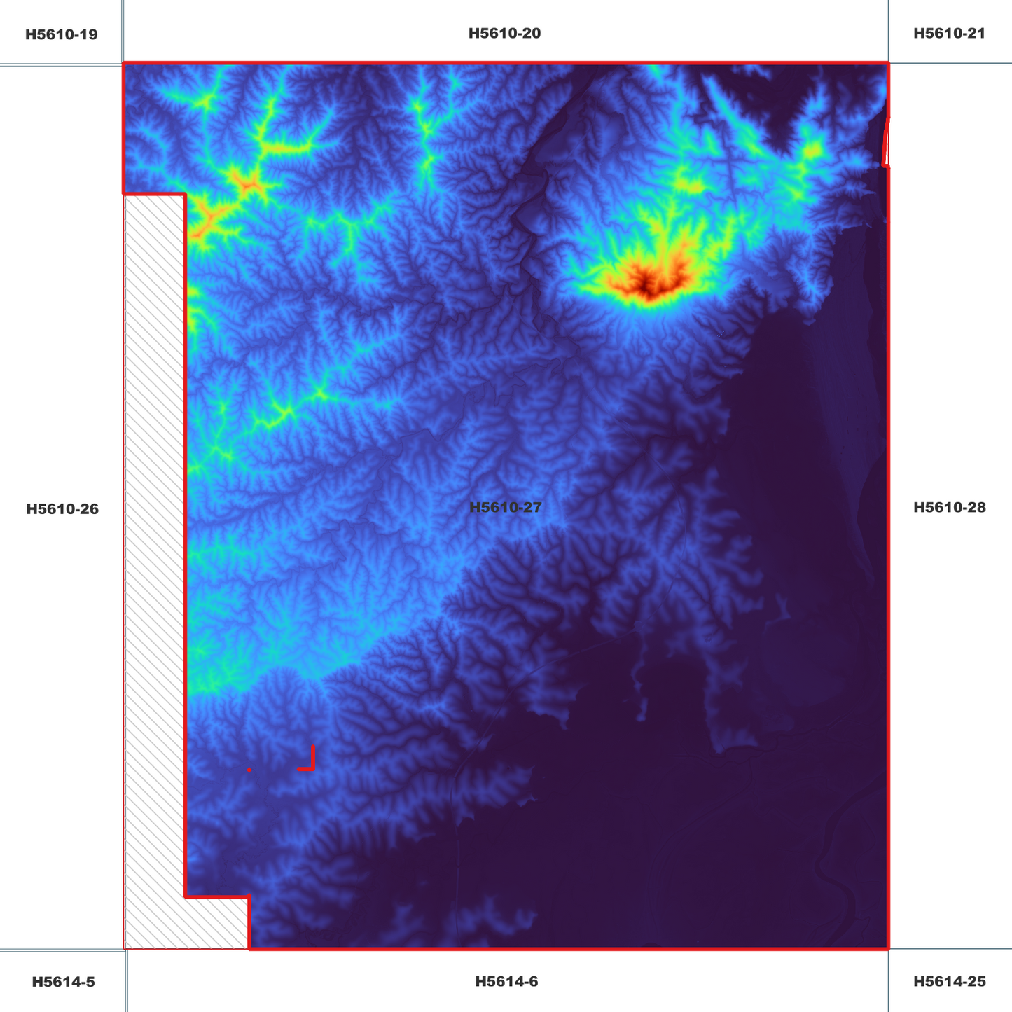 Warrell 1m Digital Elevation Model (H5610-27)