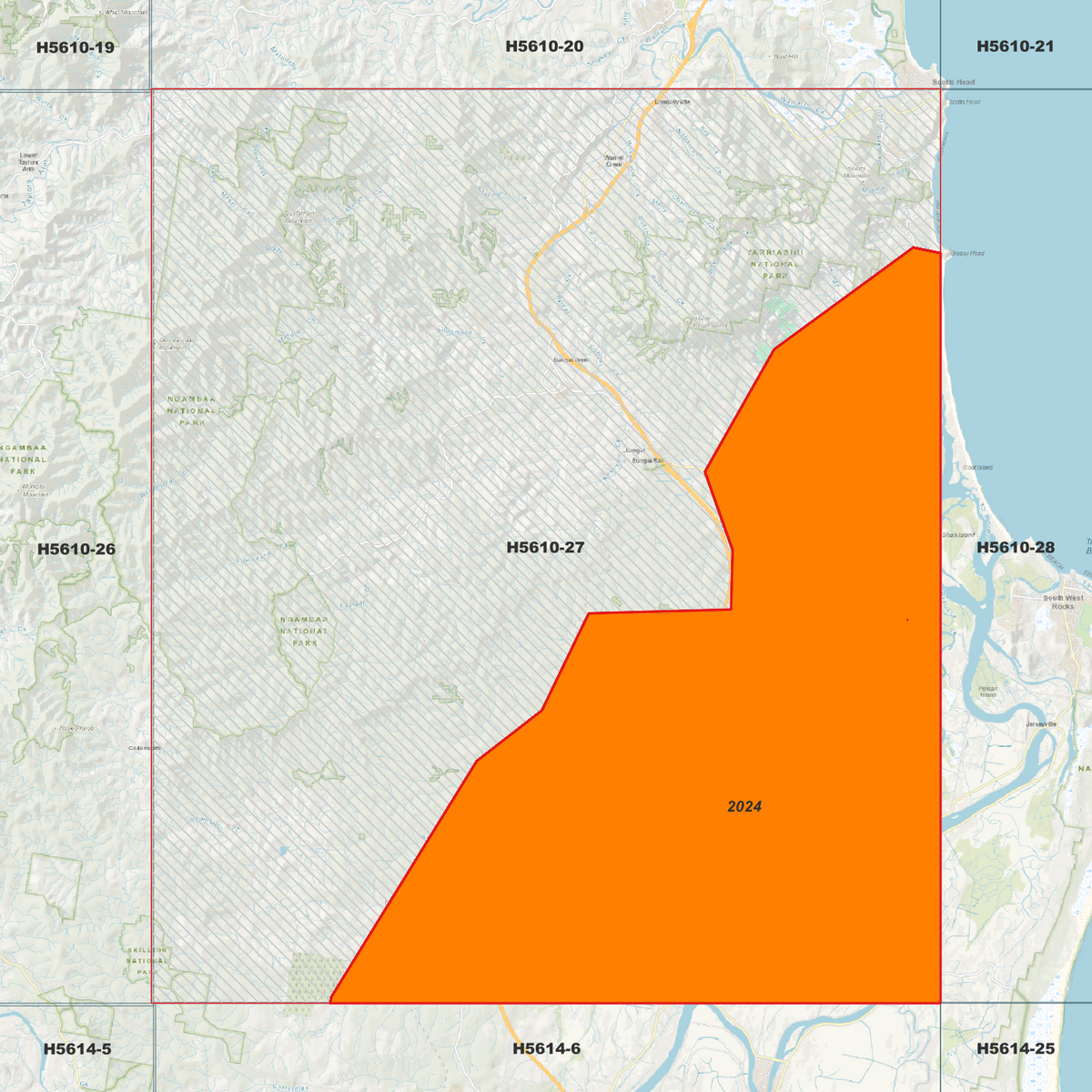 Warrell 50cm, 1m & 2m Digital Elevation Models (H5610-27)