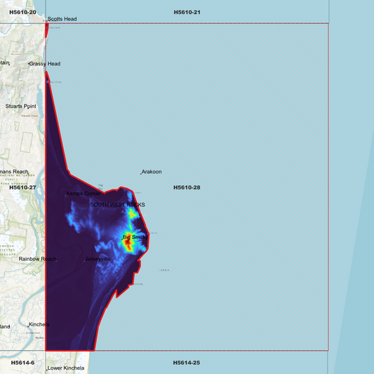 South West Rocks 1m Digital Elevation Model (H5610-28)
