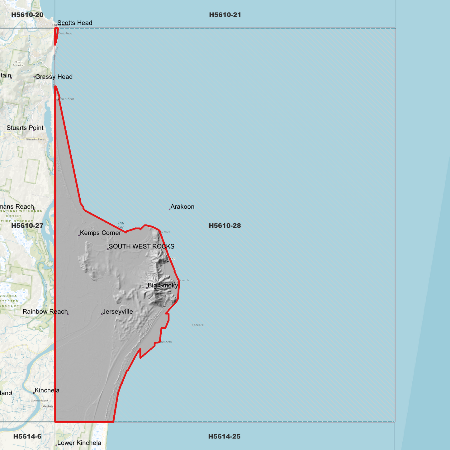 South West Rocks 1m Digital Elevation Model (H5610-28)