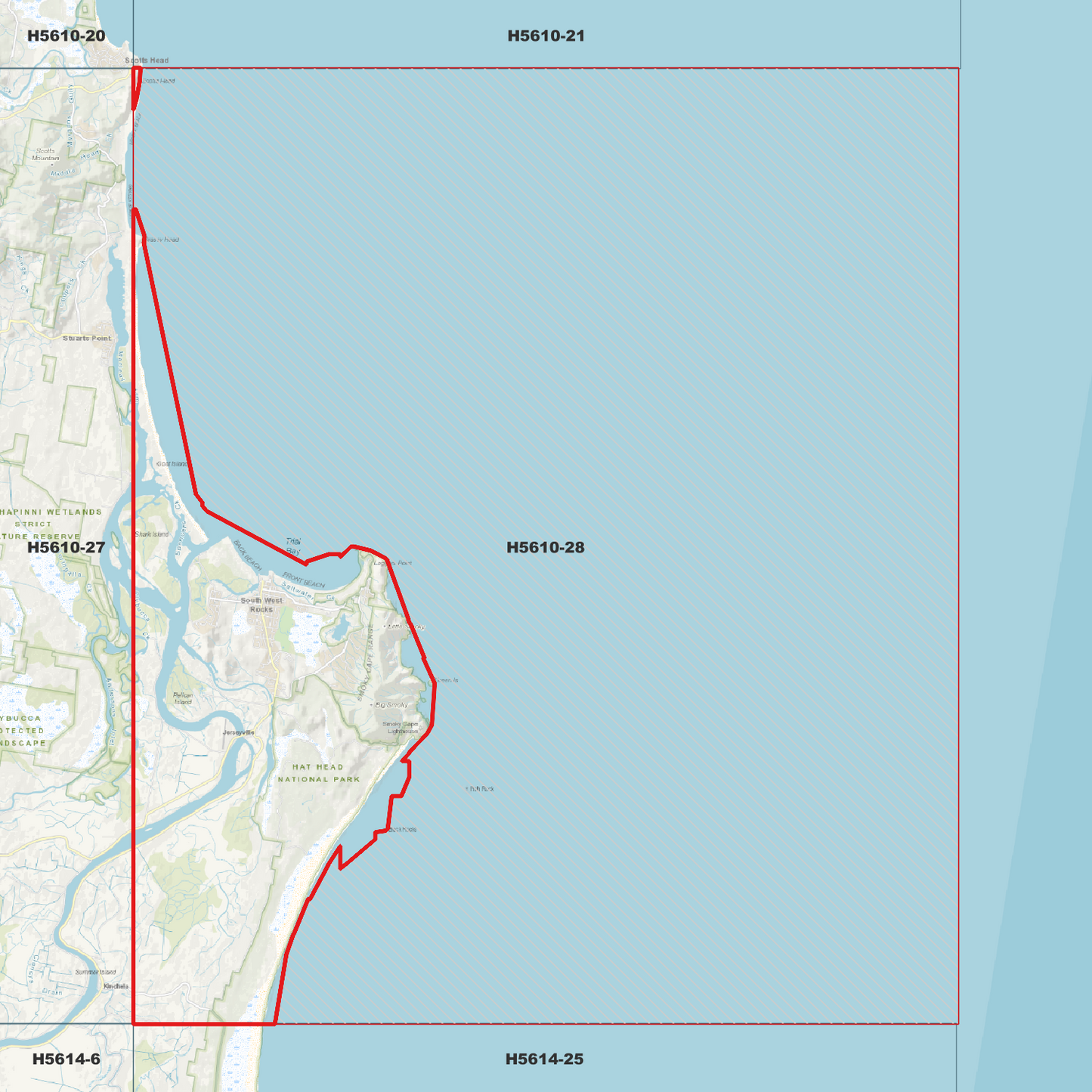 South West Rocks 1m Digital Elevation Model (H5610-28)