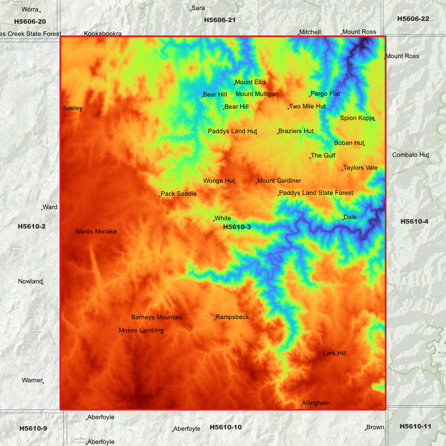 Dale 1m Digital Elevation Model (H5610-3)