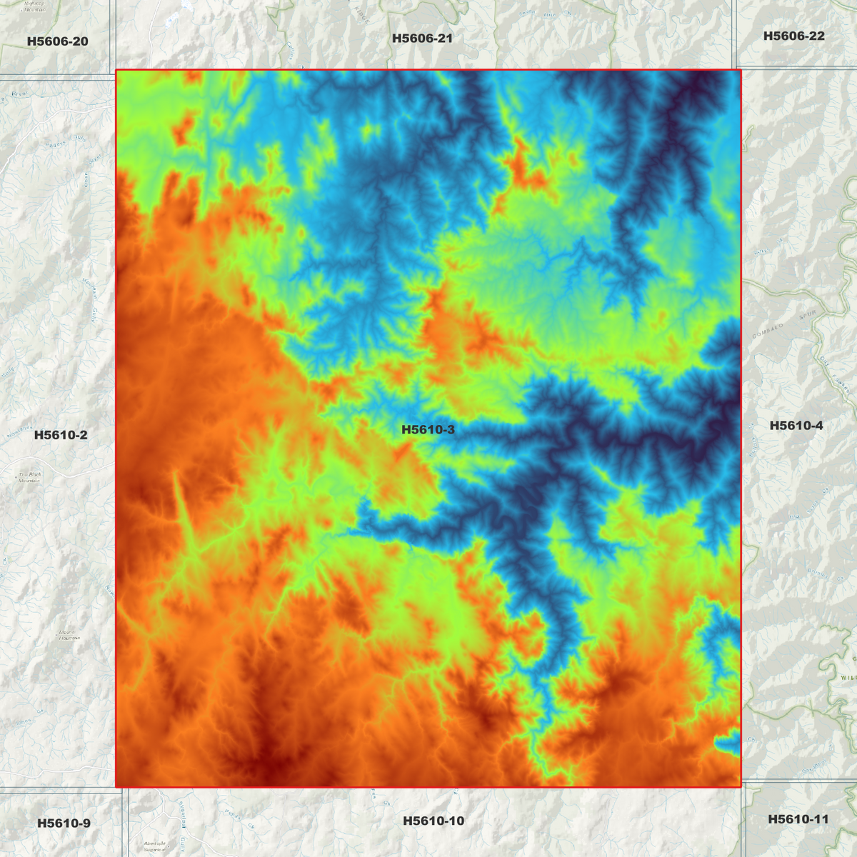 Dale 1m Digital Elevation Models (H5610-3)