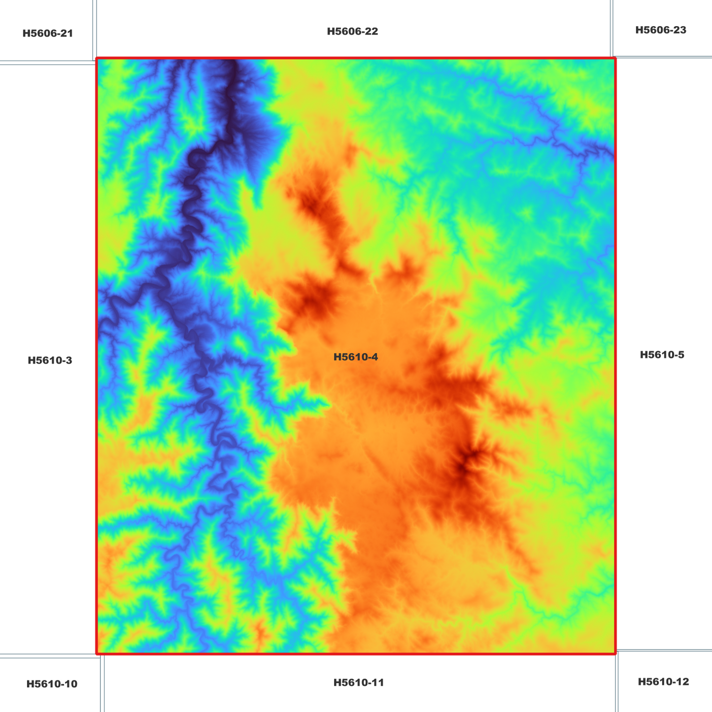 Marengo 1m Digital Elevation Model (H5610-4)