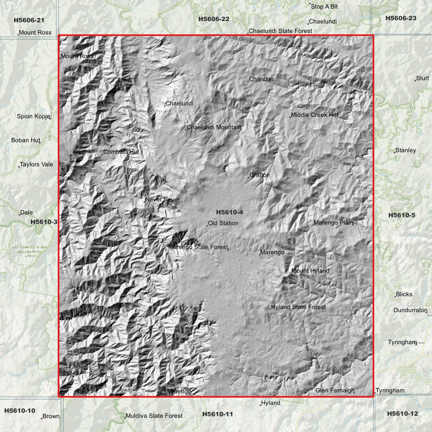 Marengo 1m Digital Elevation Model (H5610-4)