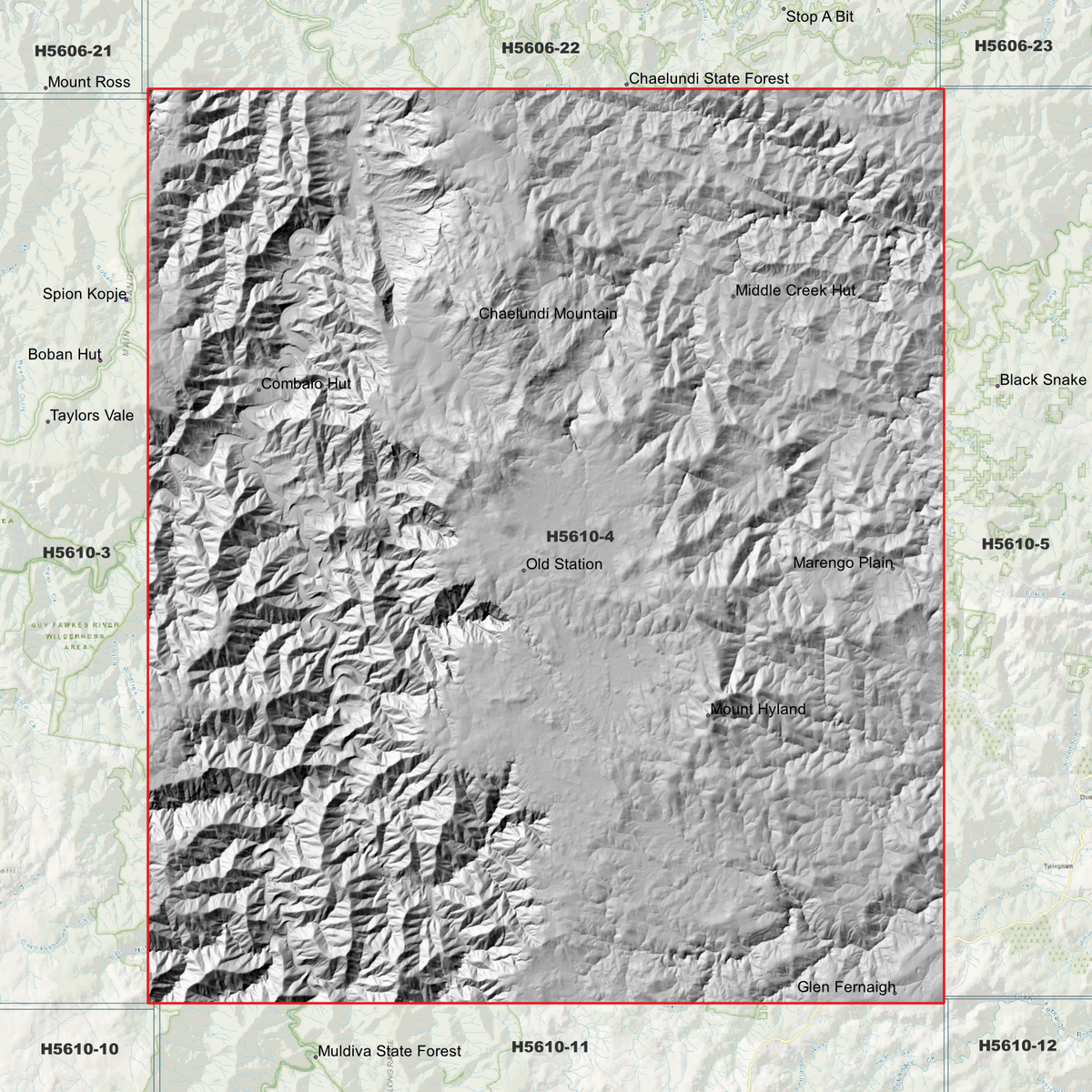 Marengo 1m Digital Elevation Models (H5610-4)