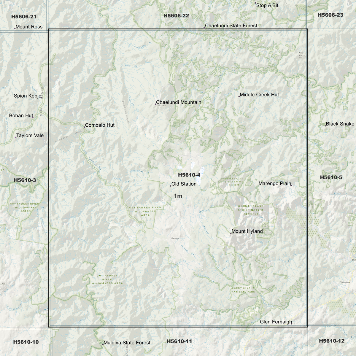 Marengo 1m Digital Elevation Models (H5610-4)