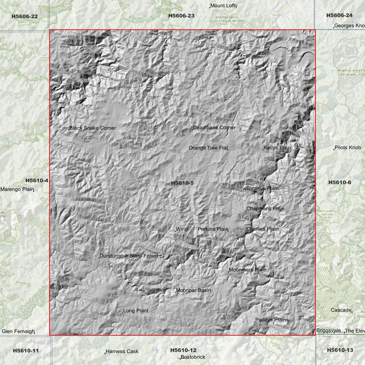 Moonpar 1m Digital Elevation Models (H5610-5)