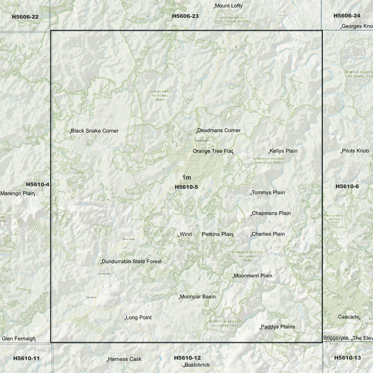 Moonpar 1m Digital Elevation Models (H5610-5)