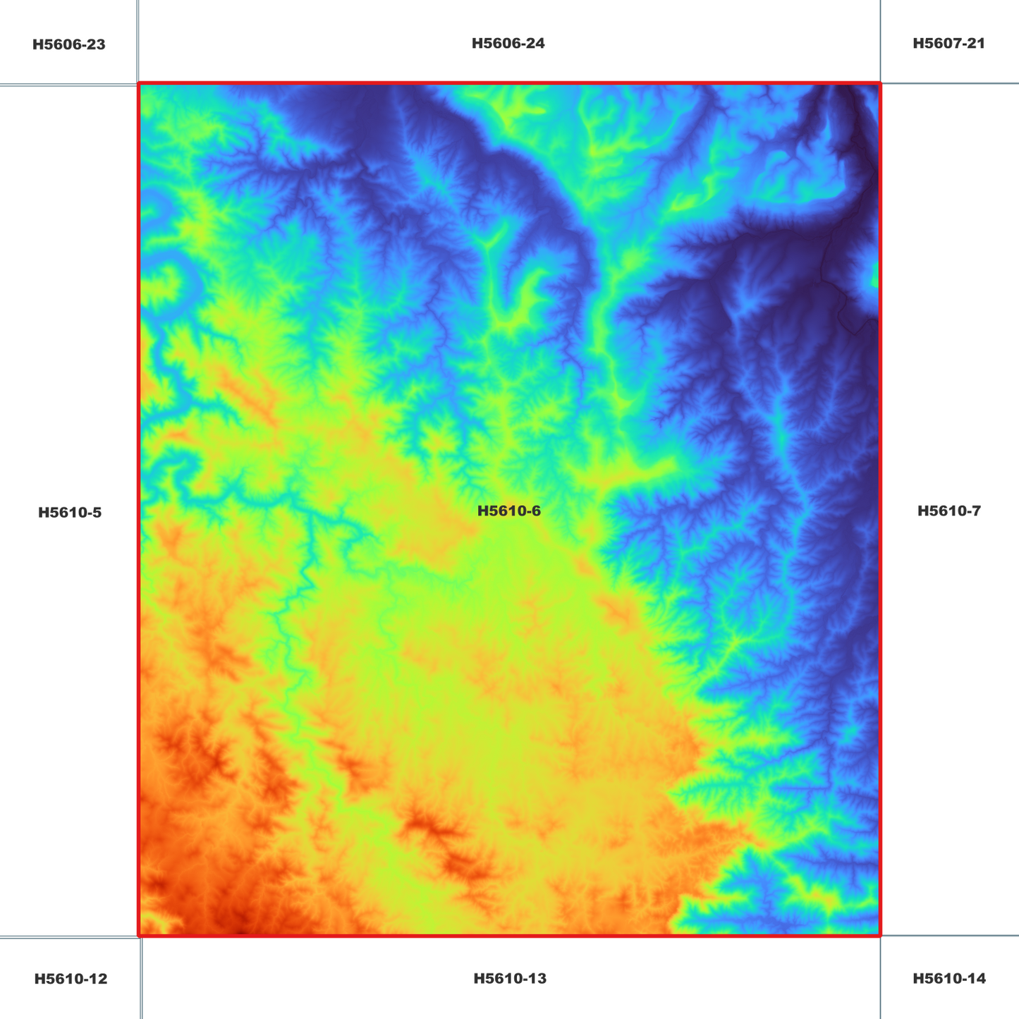 Gundar 1m Digital Elevation Model (H5610-6)