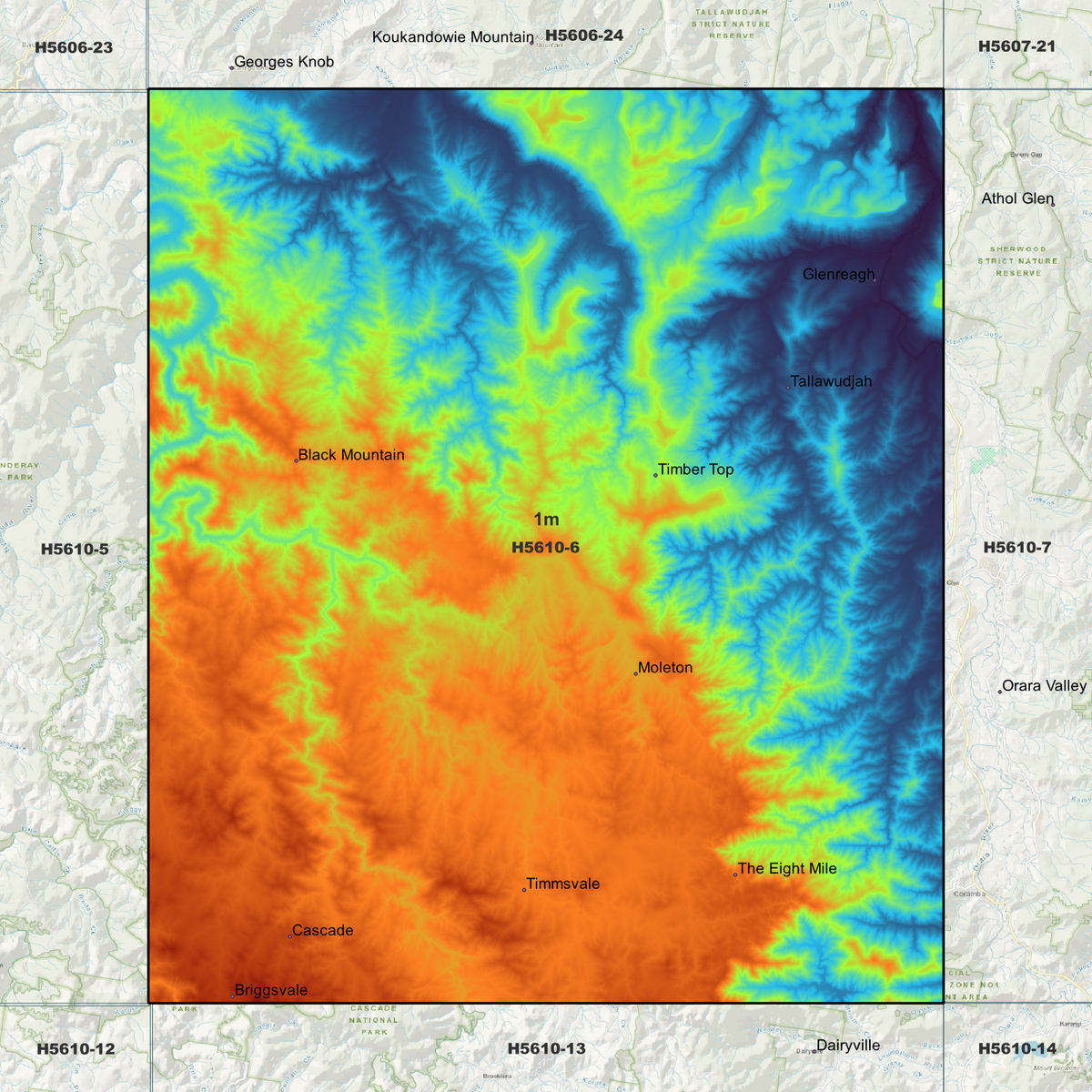 Gundar 1m Digital Elevation Models (H5610-6)